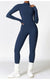 Winter Autumn Women's One-piece Yoga Jumpsuit leggings Long-sleeved Warm ski Overalls Outerwear High Elastic Cycling Bodysuit