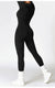 Winter Autumn Women's One-piece Yoga Jumpsuit leggings Long-sleeved Warm ski Overalls Outerwear High Elastic Cycling Bodysuit